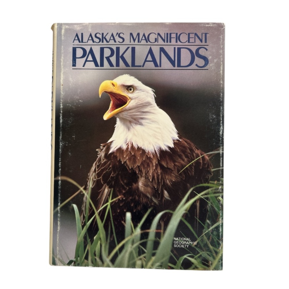 💕 Vintage Alaska's Magnificent Parklands National Geographic Society Book - Picture 3 of 16